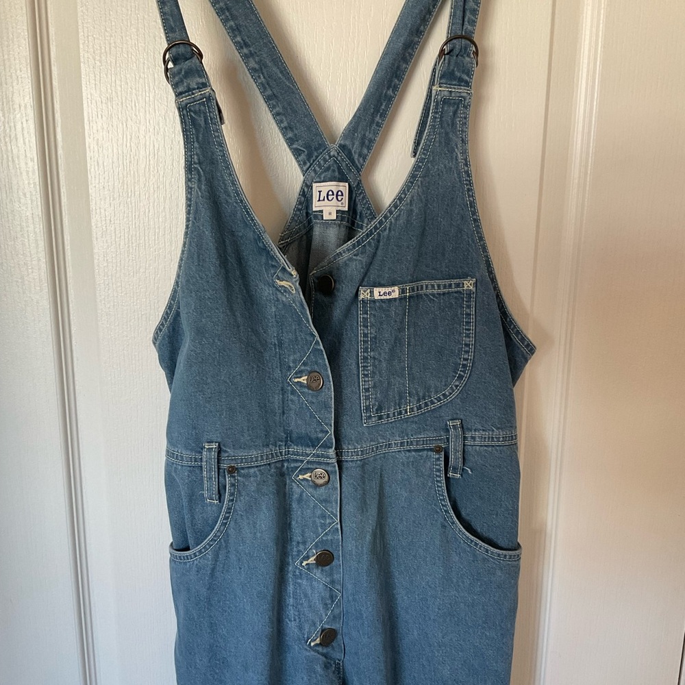 Lee denim overalls size medium